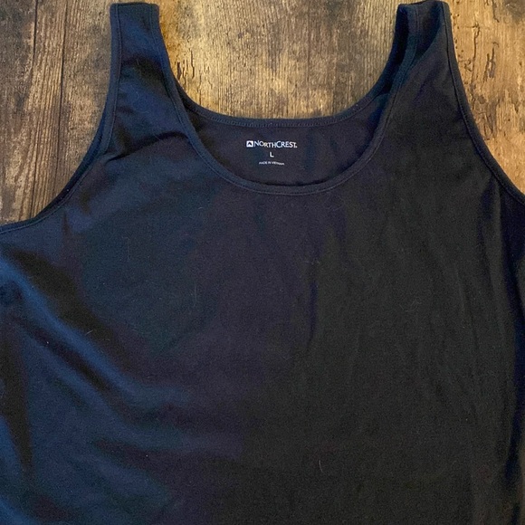 Northcrest black tank top size L - Picture 2 of 5